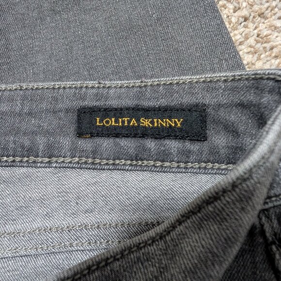 Lucky Brand Women's Gray Faded Wash Lolita Skinny Jeans Stretch Denim Size 4‎ - Picture 8 of 9